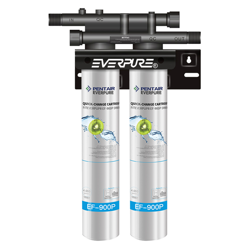 滨特尔爱惠浦家用EF-900PT双联净水器自来水厨房直饮过滤器净水机