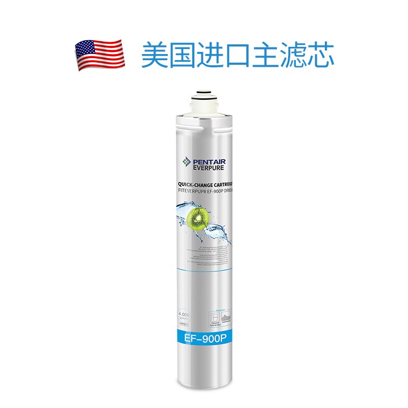 滨特尔爱惠浦家用EF-900PT双联净水器自来水厨房直饮过滤器净水机
